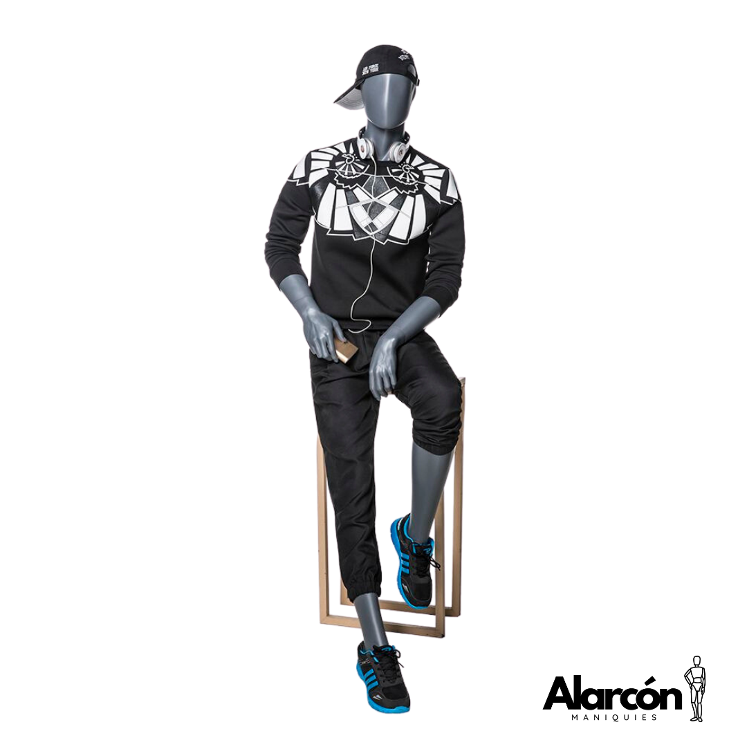 121 Maniquí Hombre Semi Sentado MLM-2 - Imagen 1