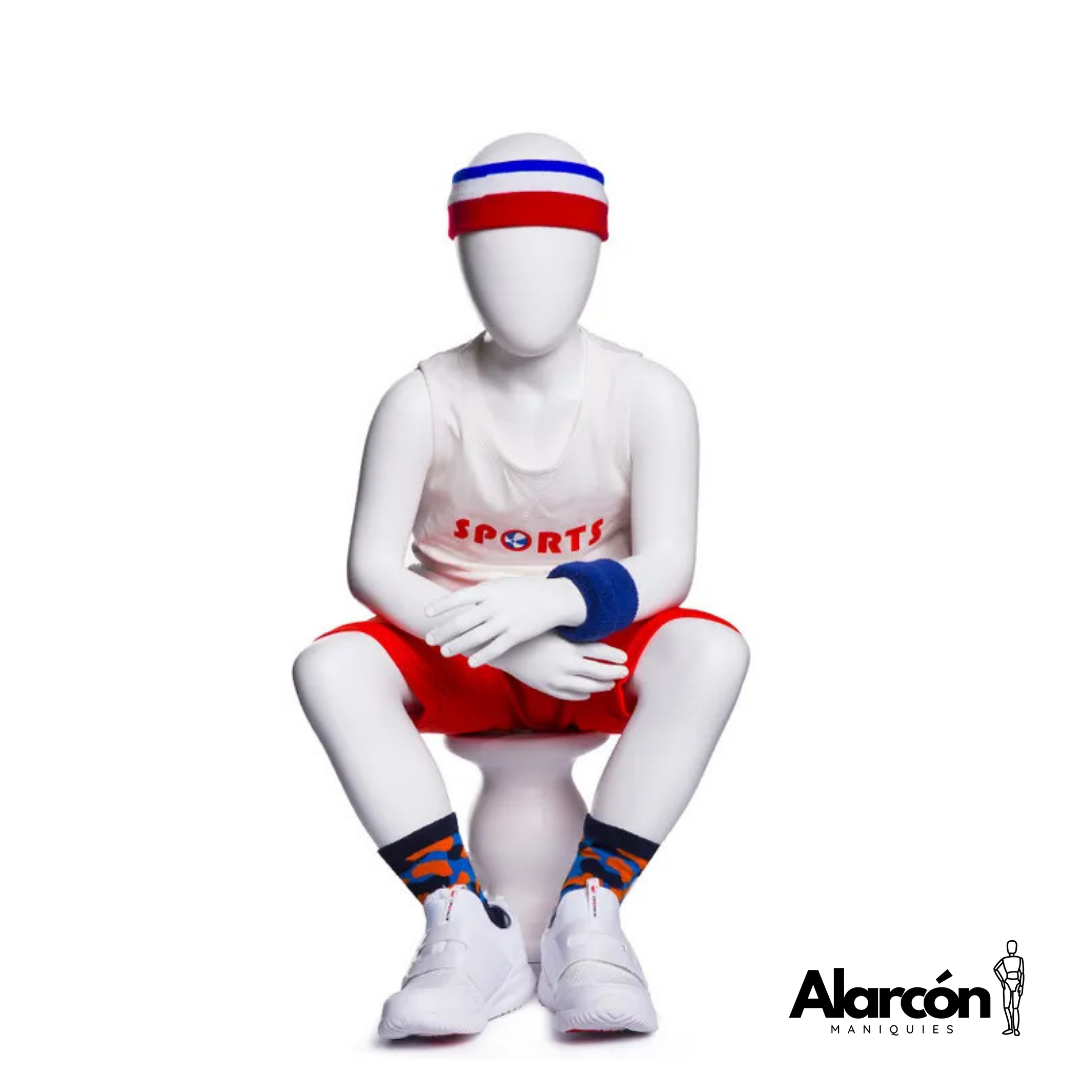 158 Maniquí Infantil Sentado NIK -W4 - Imagen 1