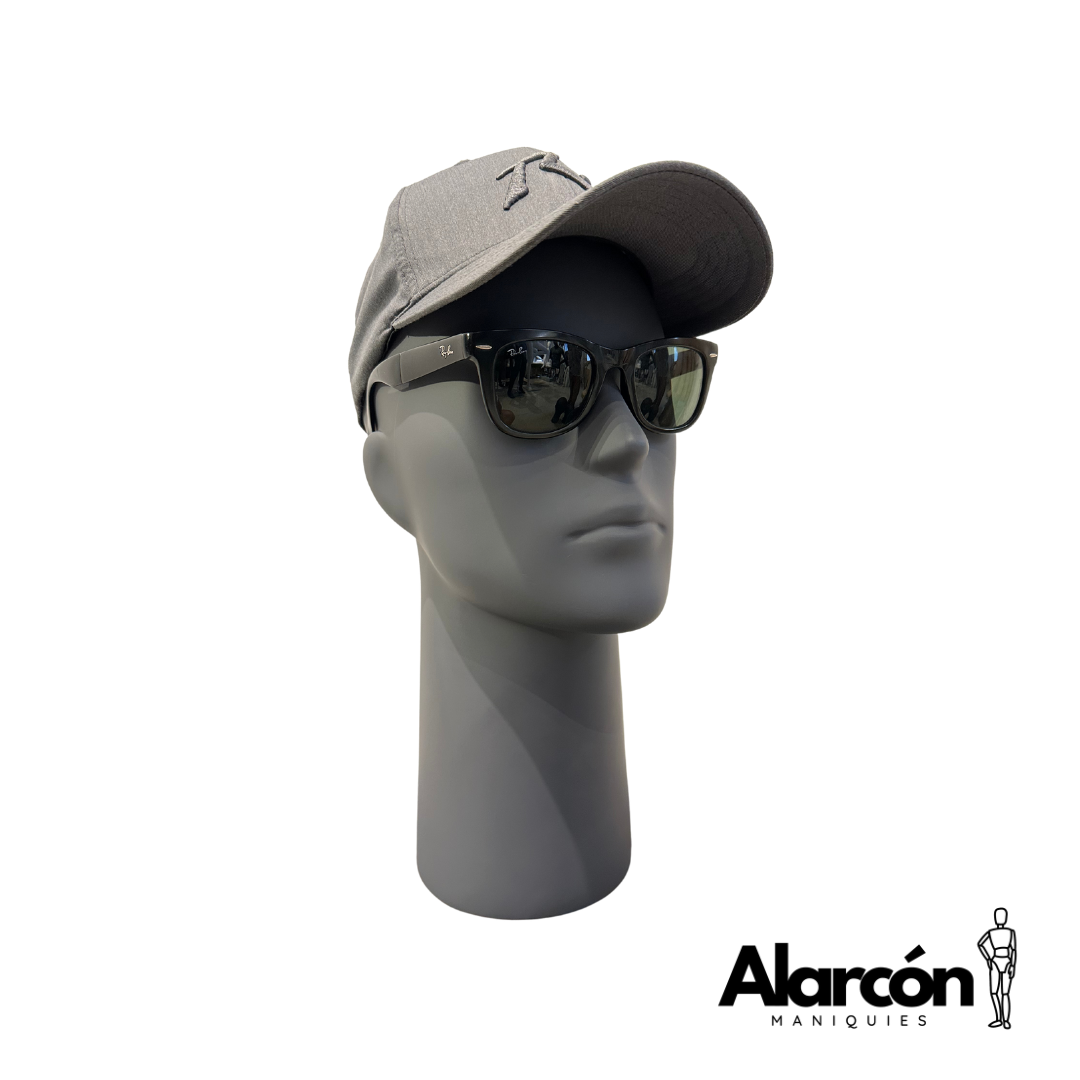 18 Cabeza Exhibidora de Hombre H1123 - Imagen 1