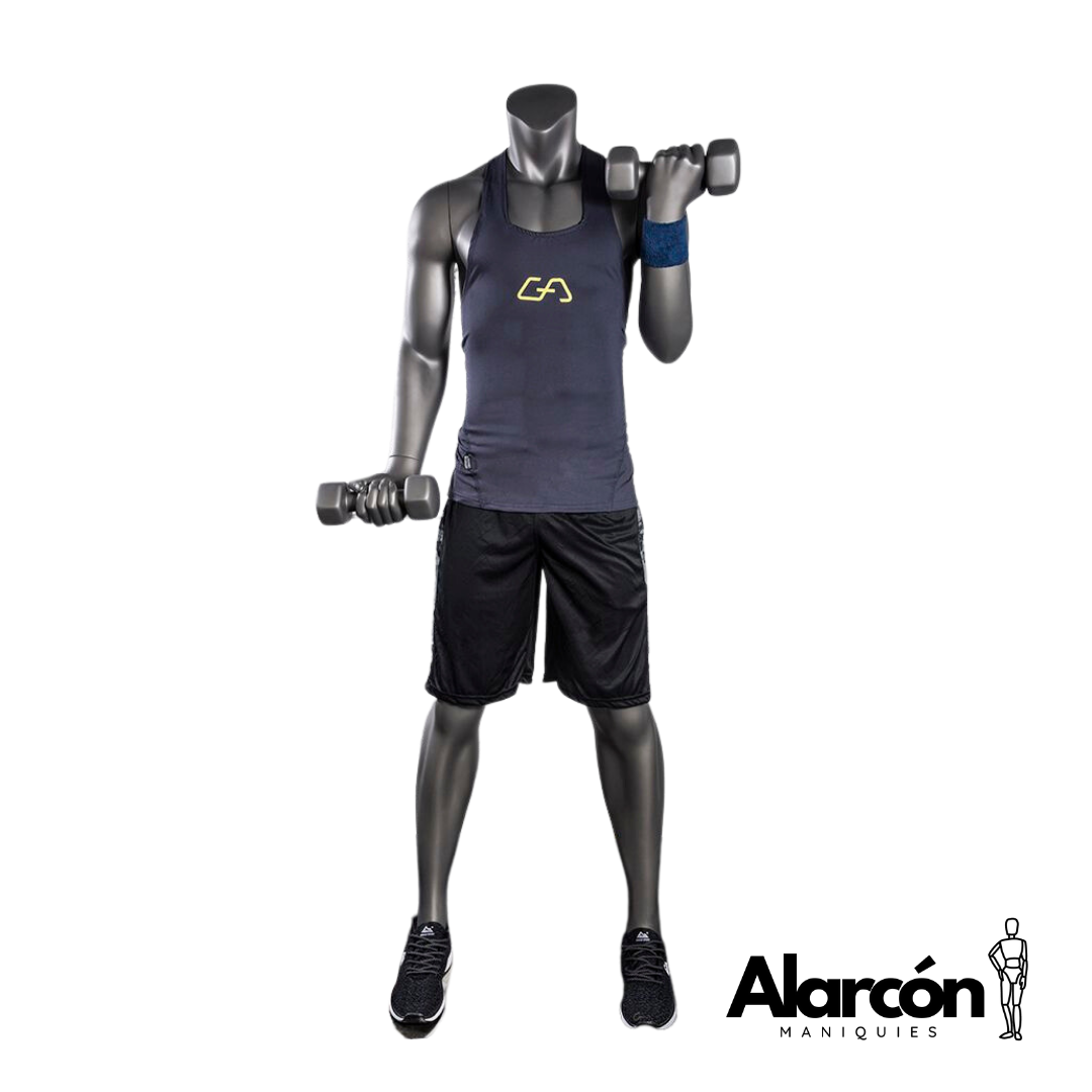 24 Maniquí Hombre con Mancuernas DB-M - Imagen 1