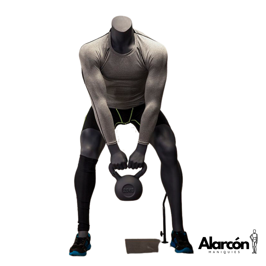 26 Maniquí Hombre Crossfit Sentadilla KB-2 - Imagen 1