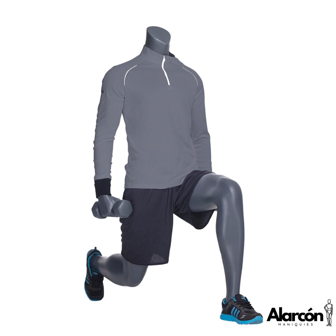 38 Maniquí Hombre Estocada con Pesas NI-44 - Imagen 1