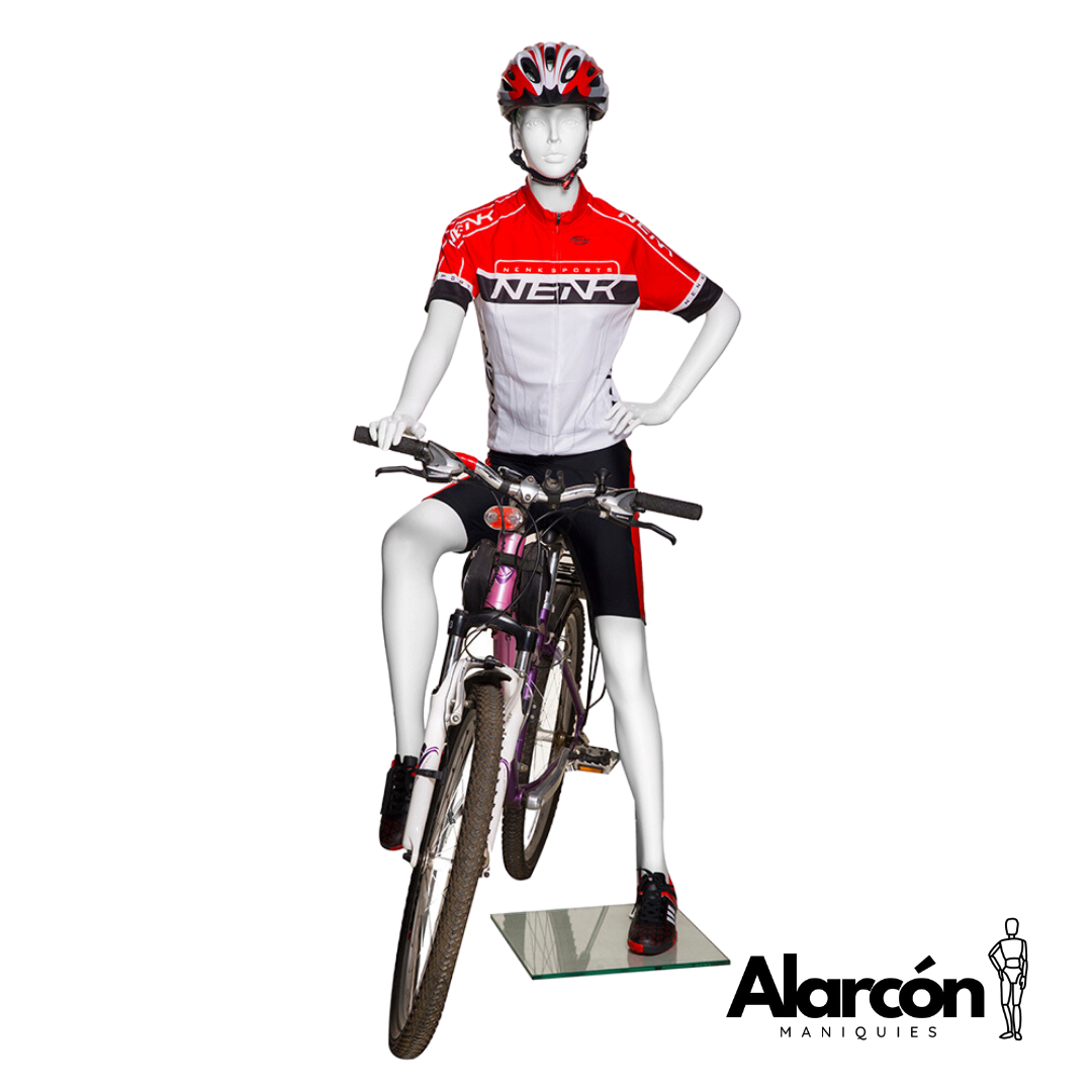 6 Maniquí Mujer Ciclista QC-2 - Imagen 1
